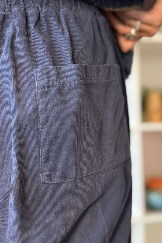 Stanley Baby Cord Jogger Navy /9=